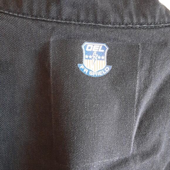 OEL Arc Flash Wear 12 CAL CM2 Navy Blue Electrician Safety Work Wear Coverall 2X - Picture 10 of 16